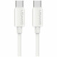Cable USAMS U98 60W 3A Silicone Fast Charging USB-C to USB-C white Cable USAMS U98 60W 3A Silicone Fast Charging USB-C to USB-C white