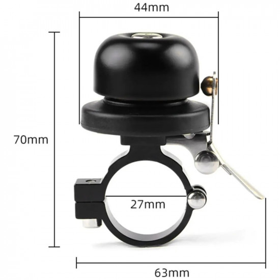 Tracker with Bicycle Bell 4smarts SkyTag Duos black