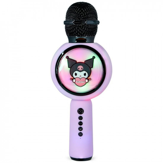 Karaoke Microphone with LED Wireless Speaker OTL Kuromi Karaoke Microphone with LED Wireless Speaker OTL Kuromi