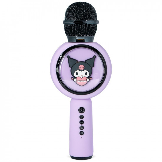 Karaoke Microphone with LED Wireless Speaker OTL Kuromi Karaoke Microphone with LED Wireless Speaker OTL Kuromi