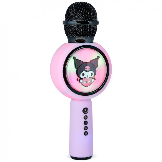 Karaoke Microphone with LED Wireless Speaker OTL Kuromi Karaoke Microphone with LED Wireless Speaker OTL Kuromi