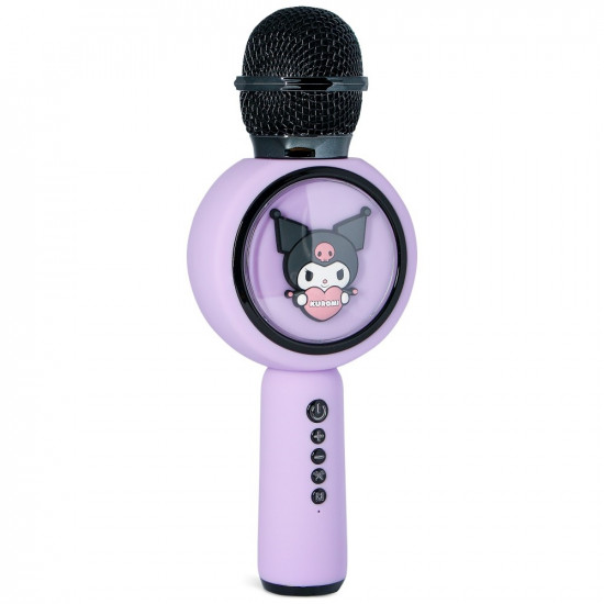 Karaoke Microphone with LED Wireless Speaker OTL Kuromi Karaoke Microphone with LED Wireless Speaker OTL Kuromi