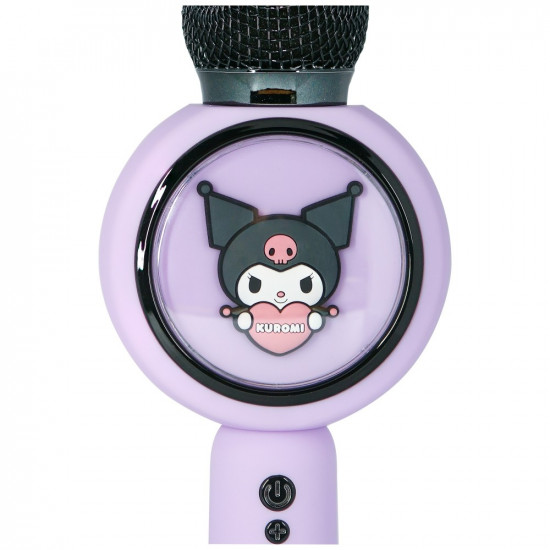 Karaoke Microphone with LED Wireless Speaker OTL Kuromi Karaoke Microphone with LED Wireless Speaker OTL Kuromi
