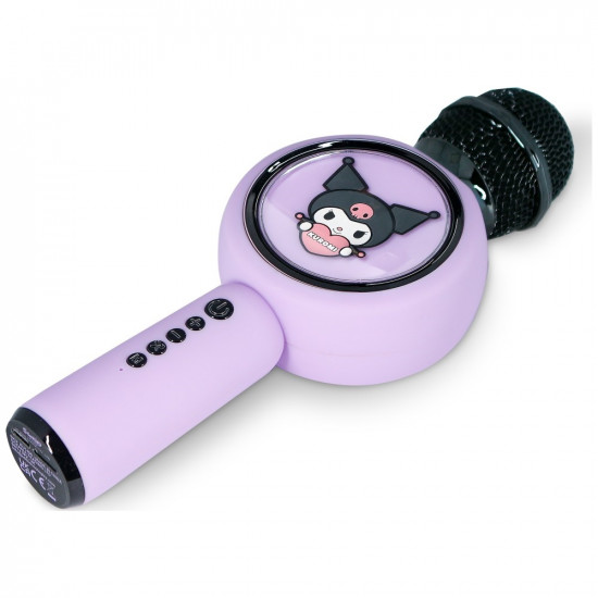 Karaoke Microphone with LED Wireless Speaker OTL Kuromi Karaoke Microphone with LED Wireless Speaker OTL Kuromi