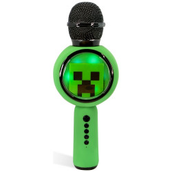 Karaoke Microphone LED with Wireless Speaker OTL Minecraft Creeper Karaoke Microphone LED with Wireless Speaker OTL Minecraft Creeper