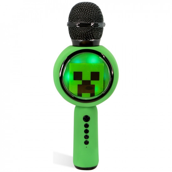 Karaoke Microphone LED with Wireless Speaker OTL Minecraft Creeper Karaoke Microphone LED with Wireless Speaker OTL Minecraft Creeper