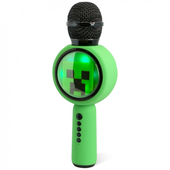 Karaoke Microphone LED with Wireless Speaker OTL Minecraft Creeper Karaoke Microphone LED with Wireless Speaker OTL Minecraft Creeper