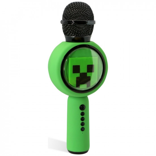 Karaoke Microphone LED with Wireless Speaker OTL Minecraft Creeper Karaoke Microphone LED with Wireless Speaker OTL Minecraft Creeper