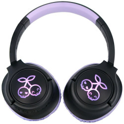 Wireless On-Ear Headphones OTL Kuromi LED Light Up