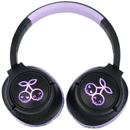 Wireless On-Ear Headphones OTL Kuromi LED Light Up Wireless On-Ear Headphones OTL Kuromi LED Light Up