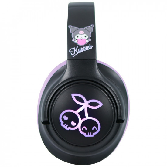 Wireless On-Ear Headphones OTL Kuromi LED Light Up Wireless On-Ear Headphones OTL Kuromi LED Light Up