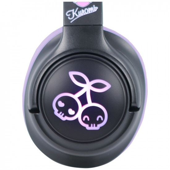 Wireless On-Ear Headphones OTL Kuromi LED Light Up Wireless On-Ear Headphones OTL Kuromi LED Light Up
