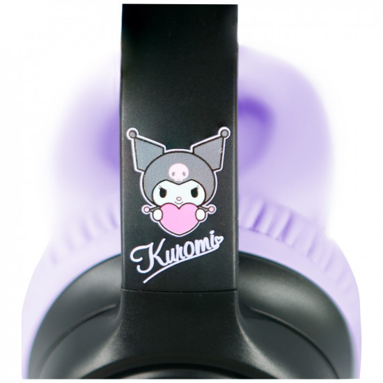 Wireless On-Ear Headphones OTL Kuromi LED Light Up Wireless On-Ear Headphones OTL Kuromi LED Light Up
