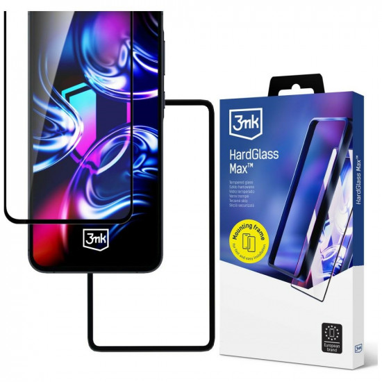 Tempered Glass 3MK HardGlass Max with Mounting Frame for Google Pixel 9 Pro XL Tempered Glass 3MK HardGlass Max with Mounting Frame for Google Pixel 9 Pro XL
