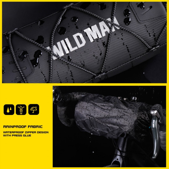 Bike Frame Bag WILDMAN GX300 2L Bike Mount black