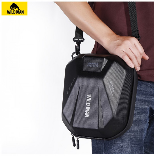 WildMan GD668 4L Rear Seat Bag for Electric Bike, black