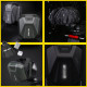 WildMan GD668 4L Rear Seat Bag for Electric Bike, black