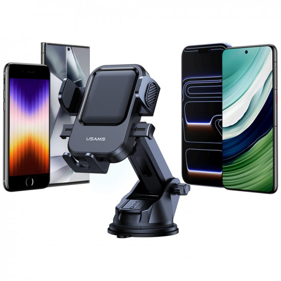 Dashboard Car Mount USAMS One-touch black Dashboard Car Mount USAMS One-touch black