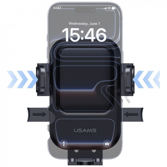 Dashboard Car Mount USAMS One-touch black Dashboard Car Mount USAMS One-touch black