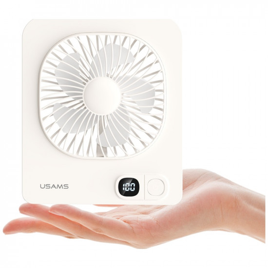 Lightweight Magnetic Desktop Fan USAMS whtie Lightweight Magnetic Desktop Fan USAMS whtie