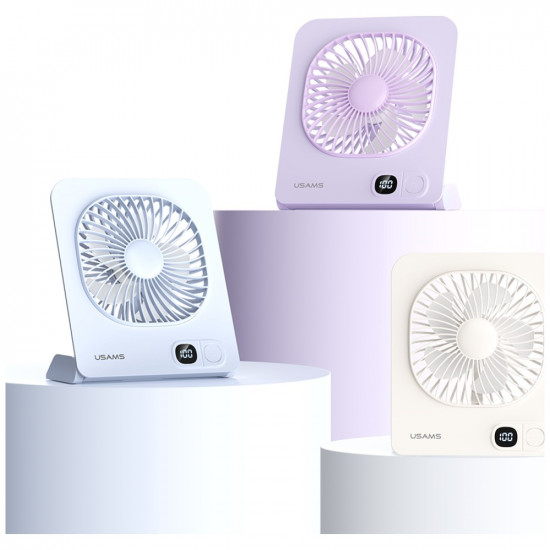 Lightweight Magnetic Desktop Fan USAMS purple Lightweight Magnetic Desktop Fan USAMS purple