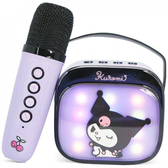 Wireless Karaoke Set OTL Kuromi LED Light-Up Wireless Karaoke Set OTL Kuromi LED Light-Up