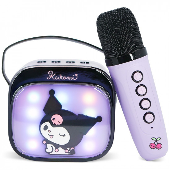 Wireless Karaoke Set OTL Kuromi LED Light-Up Wireless Karaoke Set OTL Kuromi LED Light-Up
