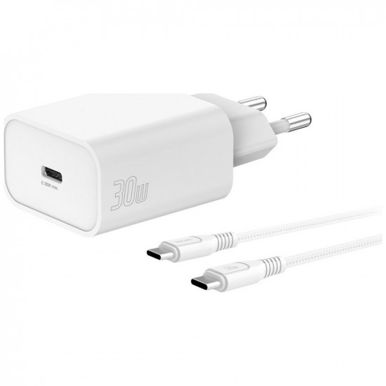 Wall Charger Set 4smarts VoltPlug PD 30W USB-C Wall Charger Set + 1.5m USB-C Cable white Wall Charger Set 4smarts VoltPlug PD 30W USB-C Wall Charger Set + 1.5m USB-C Cable white