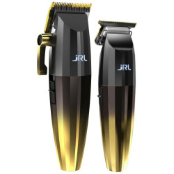 Set 2-in-1 JRL Fresh Fade Clipper + Fresh Fade Trimmer with Charging Station gold