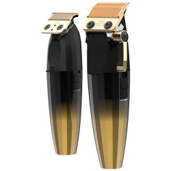 Set 2-in-1 JRL Fresh Fade Clipper + Fresh Fade Trimmer with Charging Station gold