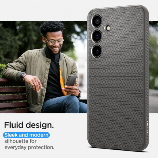 Spigen Liquid Air Samsung Galaxy S24 S921 marble grey ACS07450