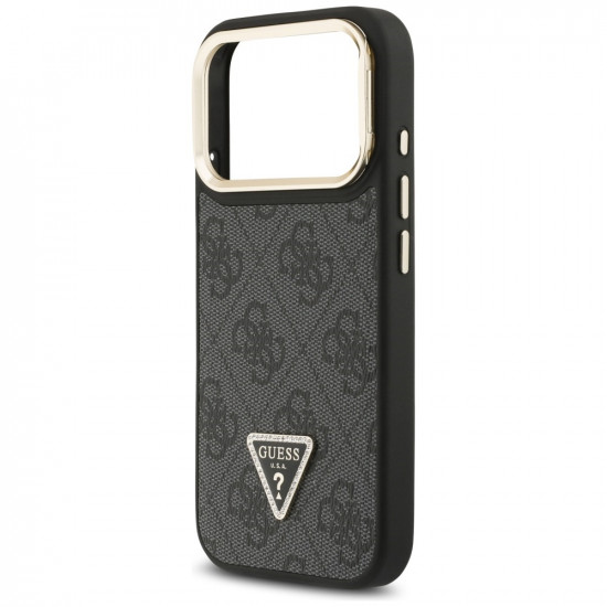 Guess Hardcase 4G Triangle Logo MagSafe with Stand Camera (GUHMP17XPCS4GPTK) iPhone 17 Pro Max Black Guess Hardcase 4G Triangle Logo MagSafe with Stand Camera (GUHMP17XPCS4GPTK) iPhone 17 Pro Max Black