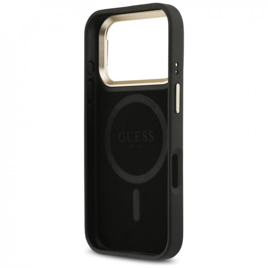 Guess Hardcase 4G Triangle Logo MagSafe with Stand Camera (GUHMP17XPCS4GPTK) iPhone 17 Pro Max Black Guess Hardcase 4G Triangle Logo MagSafe with Stand Camera (GUHMP17XPCS4GPTK) iPhone 17 Pro Max Black