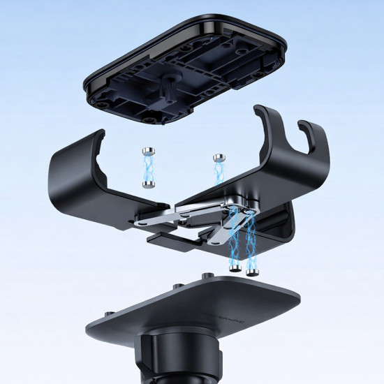 Baseus Car Holder Metal Age 3 (C40467600111 01) for Air Vent, 360° Rotation, 4.7 6.7inch Black Baseus Car Holder Metal Age 3 (C40467600111 01) for Air Vent, 360° Rotation, 4.7 6.7inch Black