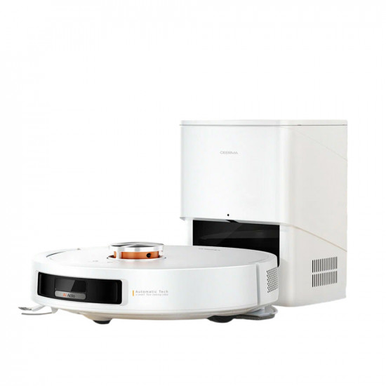 Deerma Robot Vacuum Cleaner (S30 Pro Plus) Dry & Wet Cleaning, 15000Pa, PreciSence LiDAR Tech, Anti Tangle System White