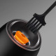 Deerma Electric Grinder Set (YM01) for Salt & Pepper, Auto Dispensing, Adjustable Coarseness, Ceramic Core, 175ml Black