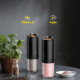 Deerma Electric Grinder Set (YM01) for Salt & Pepper, Auto Dispensing, Adjustable Coarseness, Ceramic Core, 175ml Black