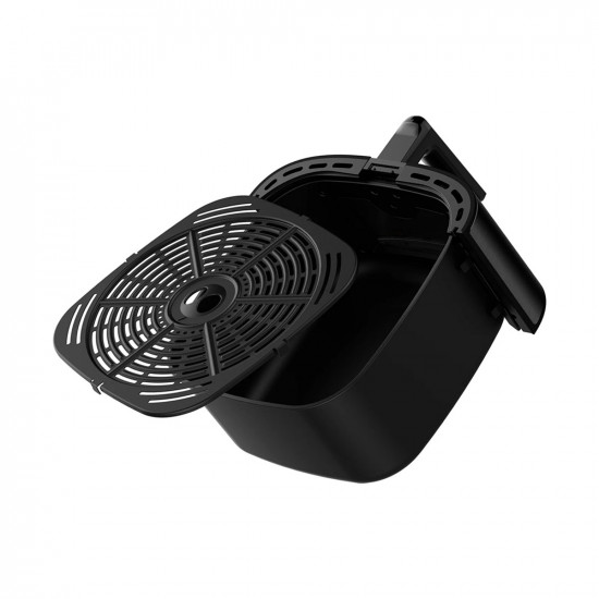 Deerma Air Fryer (KZ150W) 8L Bowl Capacity, 1700W, 65°C 200°C, Timer, 8 Programs, 3D Hot Air Convection, Touch Black Deerma Air Fryer (KZ150W) 8L Bowl Capacity, 1700W, 65°C 200°C, Timer, 8 Programs, 3D Hot Air Convection, Touch Black