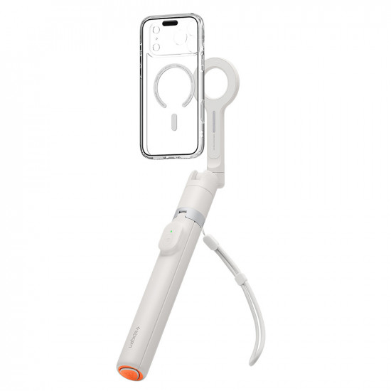 Spigen Selfie Stick S582W (AMP11373) MagSafe Compatible, with Tripod, Stable, Bluetooth Dune Beige