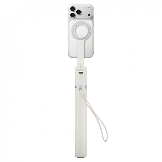 Spigen Selfie Stick S582W (AMP11373) MagSafe Compatible, with Tripod, Stable, Bluetooth Dune Beige