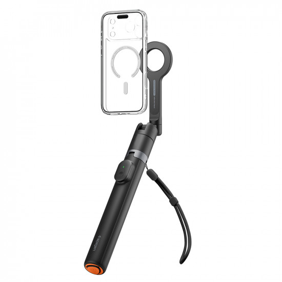 Spigen Selfie Stick S582W (AMP11372) MagSafe Compatible, with Tripod, Stable, Bluetooth Black Spigen Selfie Stick S582W (AMP11372) MagSafe Compatible, with Tripod, Stable, Bluetooth Black