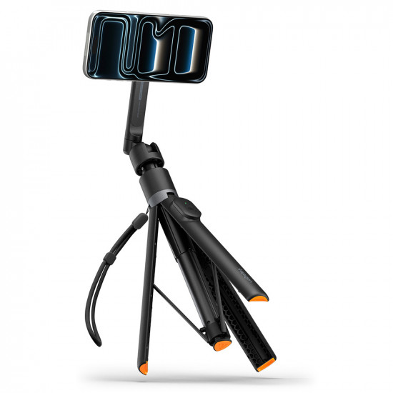Spigen Selfie Stick S582W (AMP11372) MagSafe Compatible, with Tripod, Stable, Bluetooth Black Spigen Selfie Stick S582W (AMP11372) MagSafe Compatible, with Tripod, Stable, Bluetooth Black