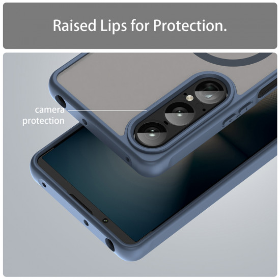 Techsuit HaloFrost II MagSafe Sony Xperia 1 VIII Navy Blue Techsuit HaloFrost II MagSafe Sony Xperia 1 VIII Navy Blue