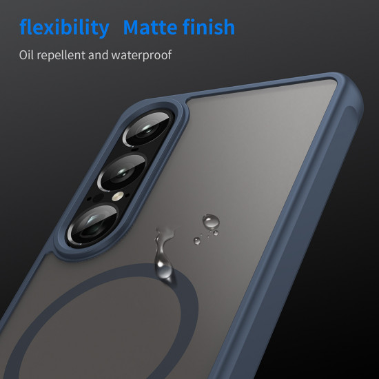 Techsuit HaloFrost II MagSafe Sony Xperia 1 VIII Navy Blue Techsuit HaloFrost II MagSafe Sony Xperia 1 VIII Navy Blue