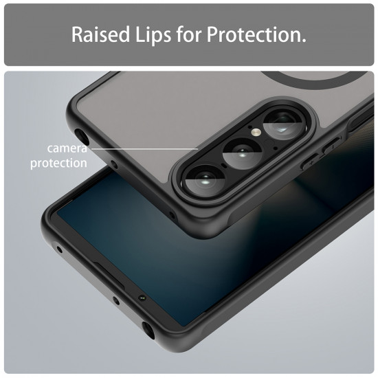 Techsuit HaloFrost II MagSafe Sony Xperia 1 VIII Black Techsuit HaloFrost II MagSafe Sony Xperia 1 VIII Black
