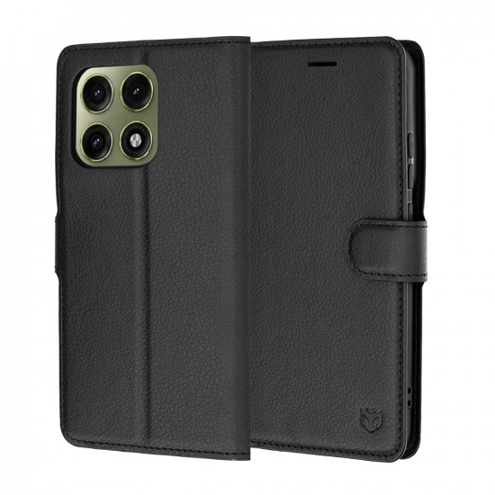 Techsuit Leather Folio Motorola Edge 70 Pro Black