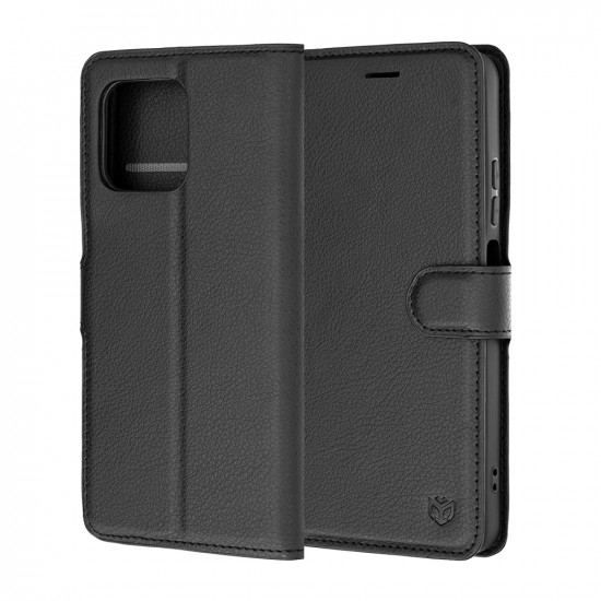 Techsuit Leather Folio Motorola Moto G37 / G37 Power / G47 Black