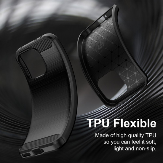Techsuit Carbon Silicone OnePlus Nord 6 Black