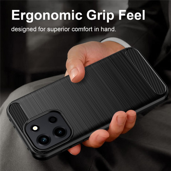 Techsuit Carbon Silicone OnePlus Nord 6 Black