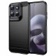 Techsuit Carbon Silicone Motorola Moto G87 / G77 / G67 Black